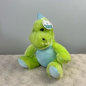 Snuggle Buds by Nicole Green Dinosaur Plush Stuffed Animal Toy Blue Lovey Dino